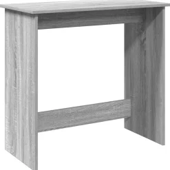 vidaXL Escritorio de madera contrachapada 80x40x75 cm Gris sonoma Outlet
