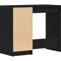 vidaXL Escritorio de madera contrachapada 90x45x76 cm Roble negro Hot