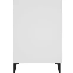 vidaXL Escritorio de madera contrachapada 140x50x75 cm Blanco Hot