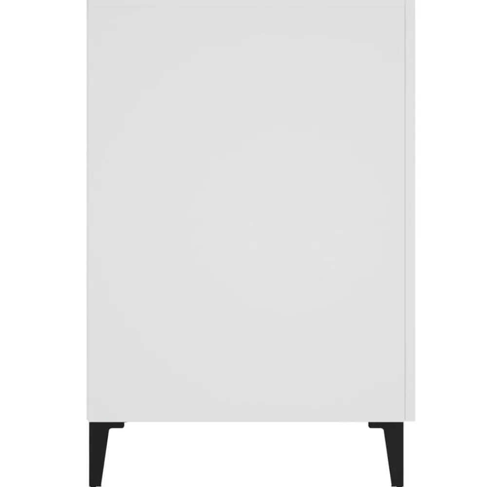 vidaXL Escritorio de madera contrachapada 140x50x75 cm Blanco Hot