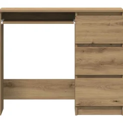 vidaXL Escritorio de madera de ingeniería 90x45x76 cm Roble artisan Outlet