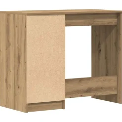 vidaXL Escritorio de madera de ingeniería 90x45x76 cm Roble artisan Outlet