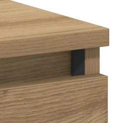vidaXL Escritorio de madera de ingeniería 90x45x76 cm Roble artisan Outlet