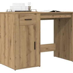 vidaXL Escritorio de madera de ingeniería 100x49x75 cm Roble artisan Online