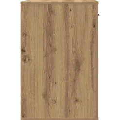 vidaXL Escritorio de madera de ingeniería 100x49x75 cm Roble artisan Online