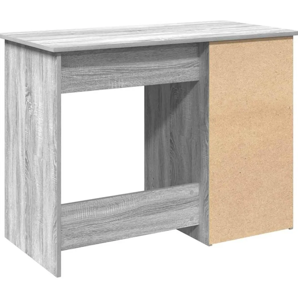vidaXL Escritorio de madera de ingeniería 102x50x75 cm Gris sonoma Outlet
