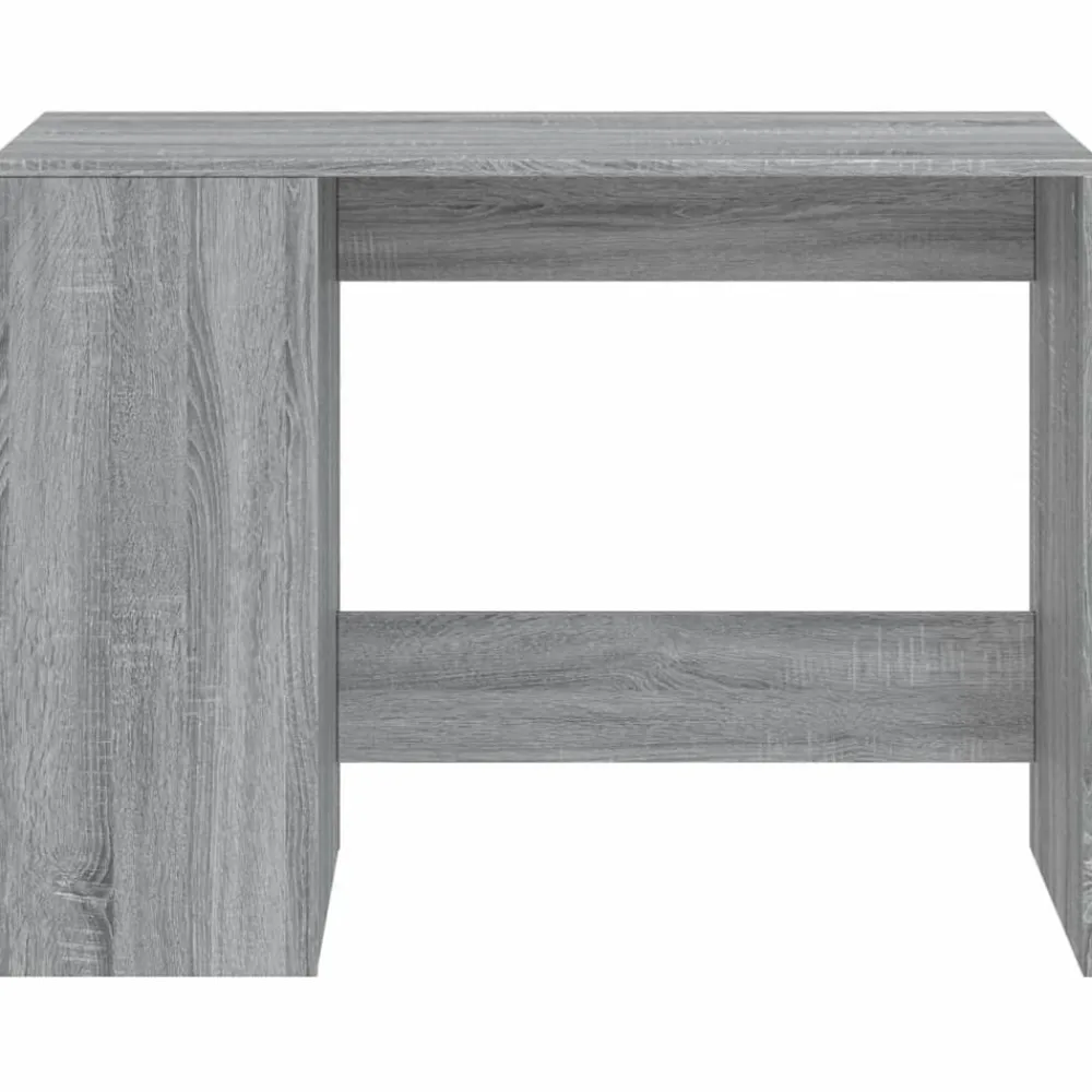 vidaXL Escritorio de madera de ingeniería 102x50x75 cm Gris sonoma Sale