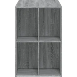 vidaXL Escritorio de madera de ingeniería 102x50x75 cm Gris sonoma Sale