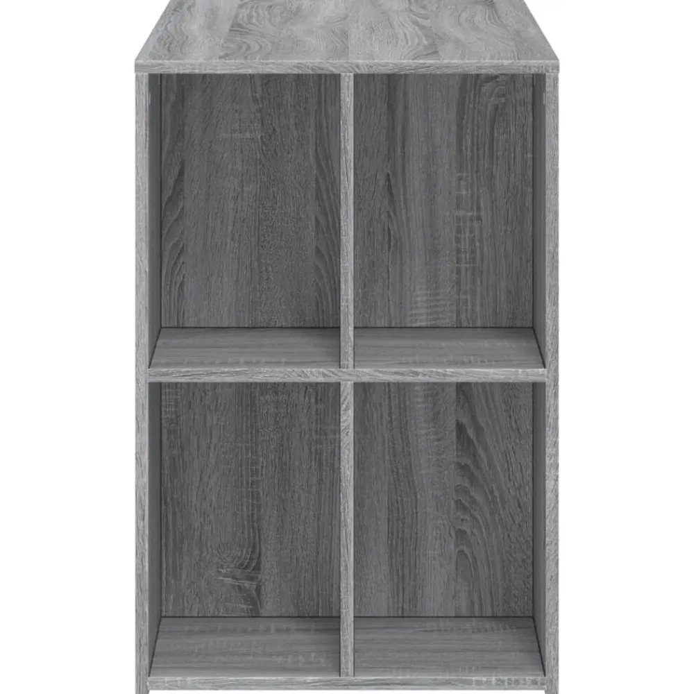 vidaXL Escritorio de madera de ingeniería 102x50x75 cm Gris sonoma Sale