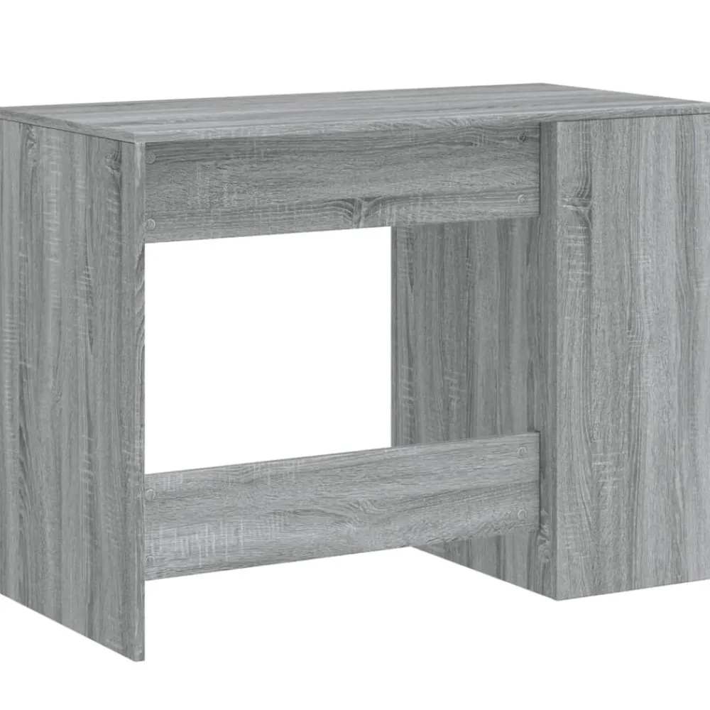 vidaXL Escritorio de madera de ingeniería 102x50x75 cm Gris sonoma Sale