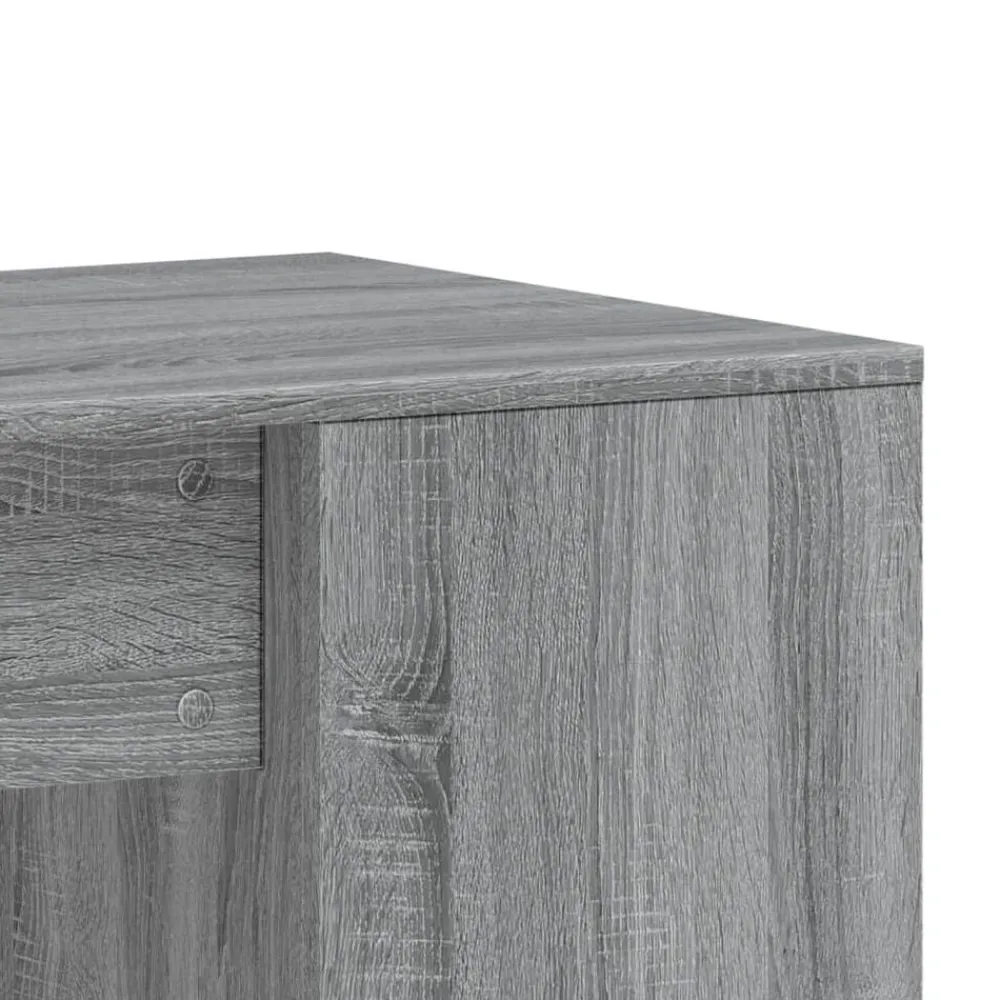 vidaXL Escritorio de madera de ingeniería 102x50x75 cm Gris sonoma Sale