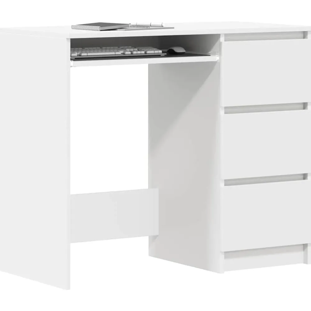 vidaXL Mobiliario De Oficina-Escritorio de madera contrachapada 90x45x76 cm