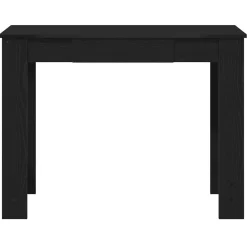 vidaXL Escritorio de madera contrachapada 100x45x75 cm Negro Sale