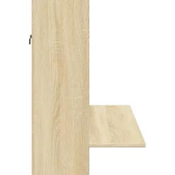 vidaXL Mobiliario De Oficina-Escritorio de pared madera ingeniería 105x48x75 cm