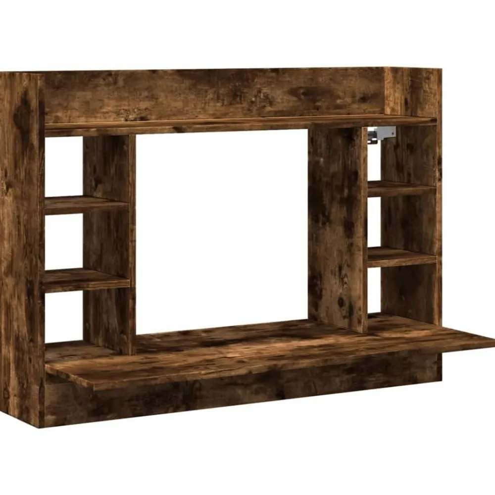 vidaXL Mobiliario De Oficina-Escritorio de pared madera ingeniería 105x48x75cm