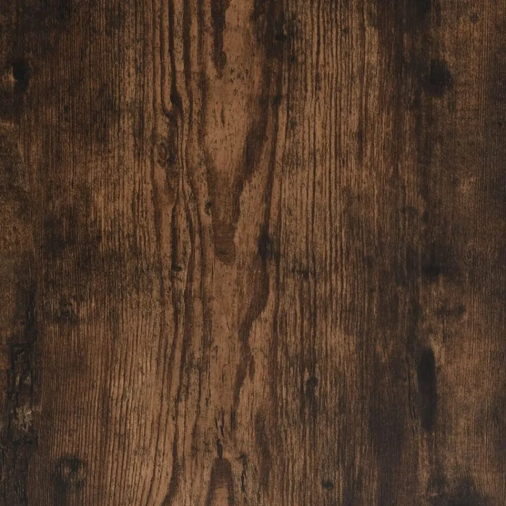 vidaXL Escritorio esquina madera contrachapada roble humo 120x140x75cm Roble ahumado Outlet