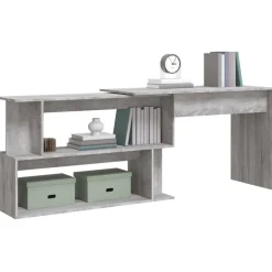 vidaXL Mobiliario De Oficina-Escritorio esquina madera contrachapada 200x50x76cm