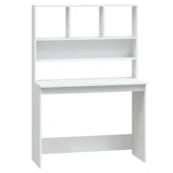 vidaXL Mobiliario De Oficina-Escritorio estantes madera contrachapada 102x45x148 cm