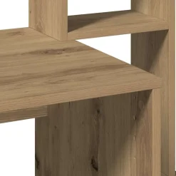 vidaXL Mobiliario De Oficina-Escritorio estantes madera roble artisian 100x45x140 cm