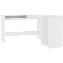 vidaXL Mobiliario De Oficina-Escritorio forma de L madera contrachapada 120x140x75 cm