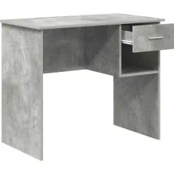 vidaXL Escritorio Gris Concreto 90 x 49 x 75 cm Madera de ingeniería Gris hormig&oacute;n Clearance