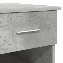 vidaXL Escritorio Gris Concreto 90 x 49 x 75 cm Madera de ingeniería Gris hormig&oacute;n Clearance