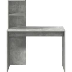 vidaXL Mobiliario De Oficina-Escritorio Gris Concreto 102 x 50 x 124 cm Madera de ingeniería