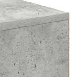 vidaXL Mobiliario De Oficina-Escritorio Gris Concreto 102 x 50 x 75 cm Madera de ingeniería