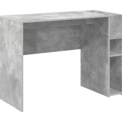 vidaXL Escritorio Gris Concreto 109 x 50 x 78 cm Madera de ingeniería Gris hormig&oacute;n Outlet