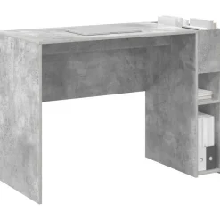 vidaXL Escritorio Gris Concreto 109 x 50 x 78 cm Madera de ingeniería Gris hormig&oacute;n Outlet
