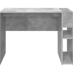 vidaXL Escritorio Gris Concreto 109 x 50 x 78 cm Madera de ingeniería Gris hormig&oacute;n Outlet
