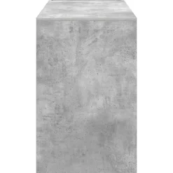 vidaXL Escritorio Gris Concreto 109 x 50 x 78 cm Madera de ingeniería Gris hormig&oacute;n Outlet