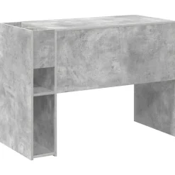 vidaXL Escritorio Gris Concreto 109 x 50 x 78 cm Madera de ingeniería Gris hormig&oacute;n Outlet