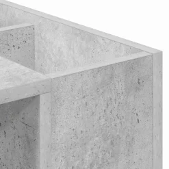 vidaXL Escritorio Gris Concreto 109 x 50 x 78 cm Madera de ingeniería Gris hormig&oacute;n Outlet