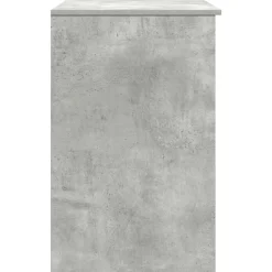 vidaXL Escritorio gris hormigón 86x49x76 cm madera de ingeniería Gris hormigón Discount