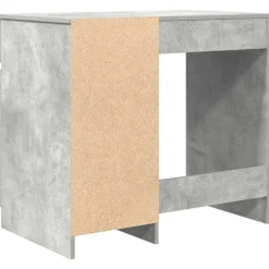 vidaXL Escritorio gris hormigón 86x49x76 cm madera de ingeniería Gris hormigón Discount