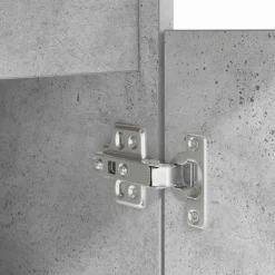 vidaXL Escritorio Gris hormigón 140 x 49 x 76 cm Madera contrachapada Gris hormigón Hot