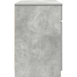 vidaXL Escritorio Gris hormigón 140 x 49 x 76 cm Madera contrachapada Gris hormigón Hot