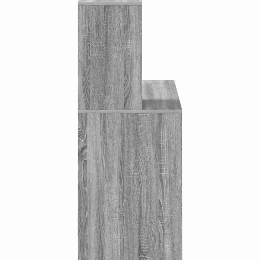 vidaXL Escritorio 102 x 50 x 124 cm Madera de ingeniería Gris sonoma Hot