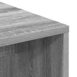 vidaXL Escritorio 102 x 50 x 124 cm Madera de ingeniería Gris sonoma Hot