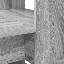 vidaXL Escritorio 113 x 54 x 120 cm Madera de ingeniería Gris sonoma Sale