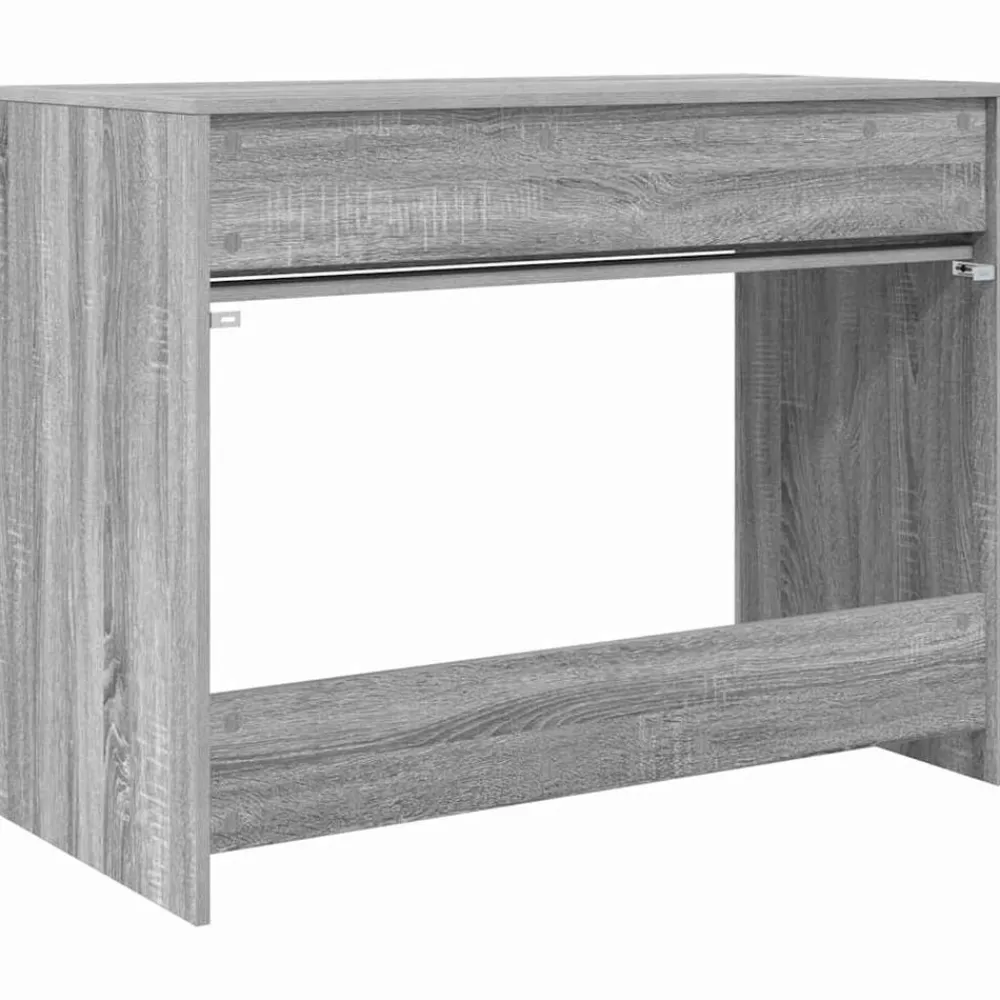 vidaXL Escritorio 100 x 50 x 78 cm Madera de ingeniería Gris Sonoma Hot