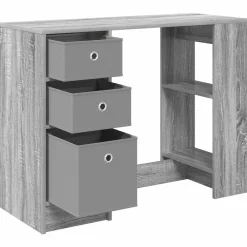 vidaXL Escritorio 100 x 40 x 75 cm Madera de ingeniería Gris sonoma Best