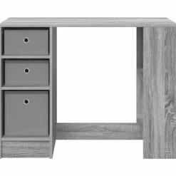 vidaXL Escritorio 100 x 40 x 75 cm Madera de ingeniería Gris sonoma Best