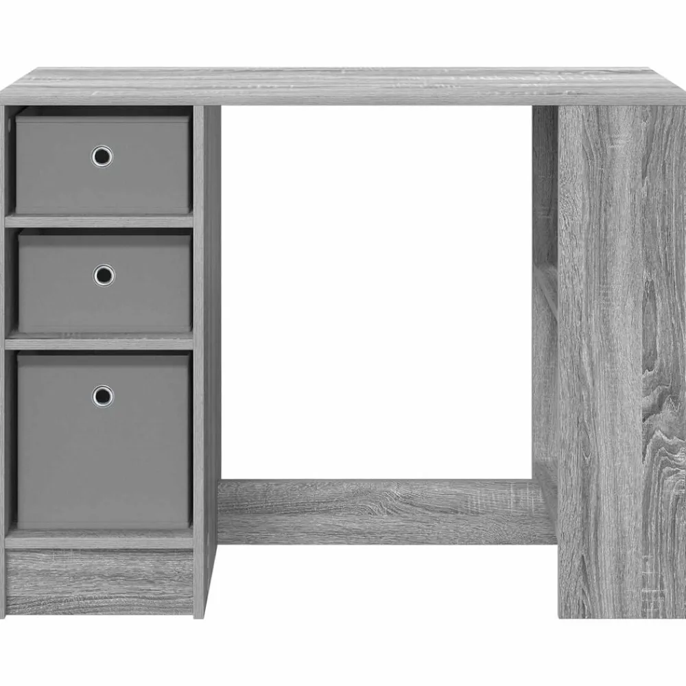 vidaXL Escritorio 100 x 40 x 75 cm Madera de ingeniería Gris sonoma Best
