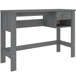 vidaXL Mobiliario De Oficina-Escritorio HAMAR madera maciza pino 110x40x75 cm