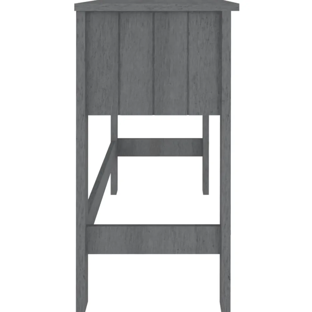 vidaXL Mobiliario De Oficina-Escritorio HAMAR madera maciza pino 110x40x75 cm