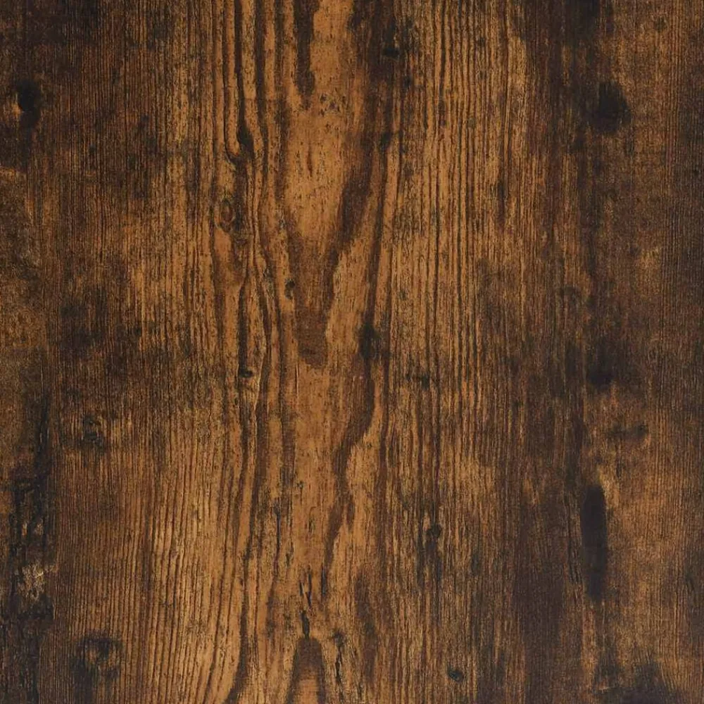 vidaXL Mobiliario De Oficina-Escritorio madera de ingeniería roble ahumado 149x149x75 cm