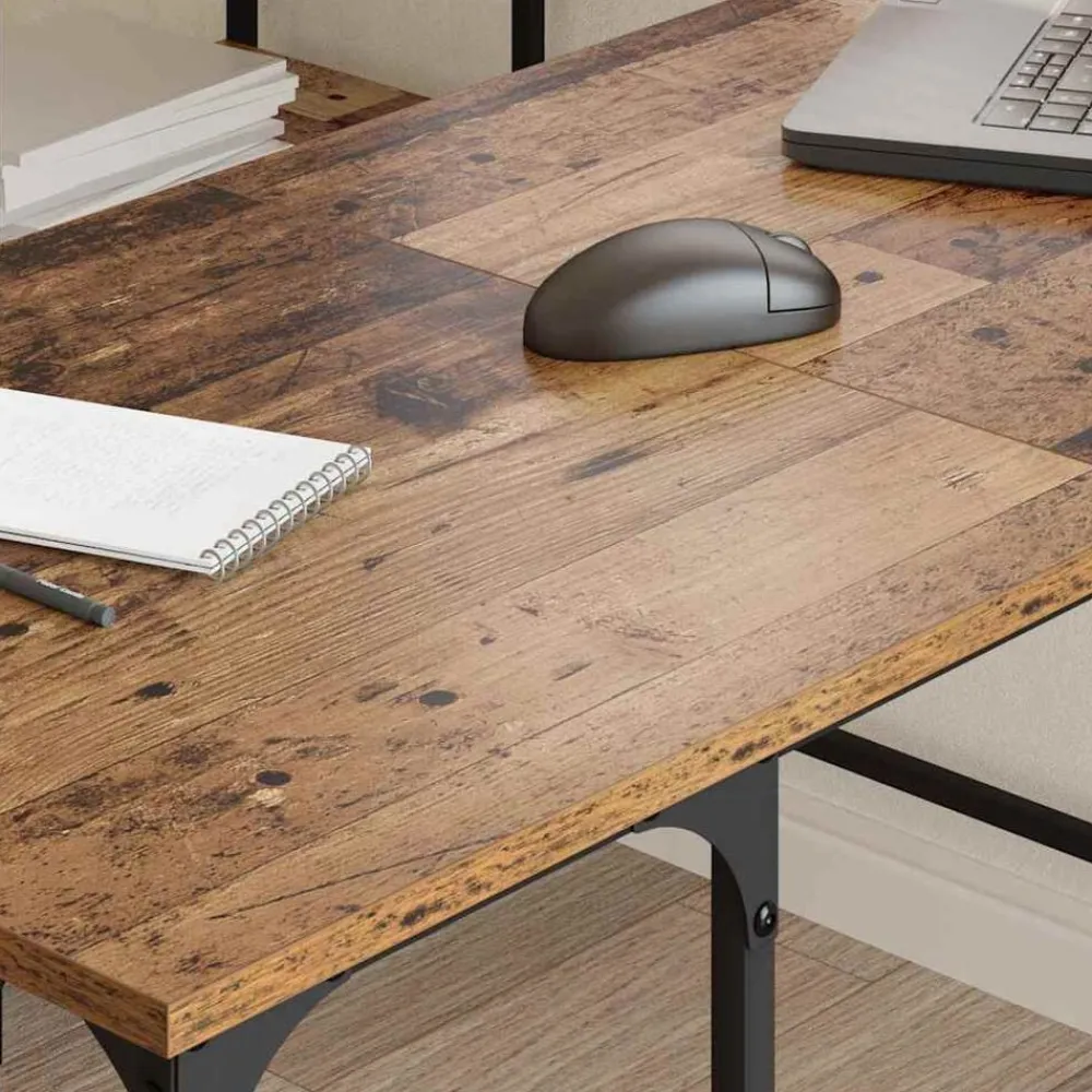 vidaXL Mobiliario De Oficina|Mesas-Escritorio 139 x 139 x 75 cm Madera contrachapada