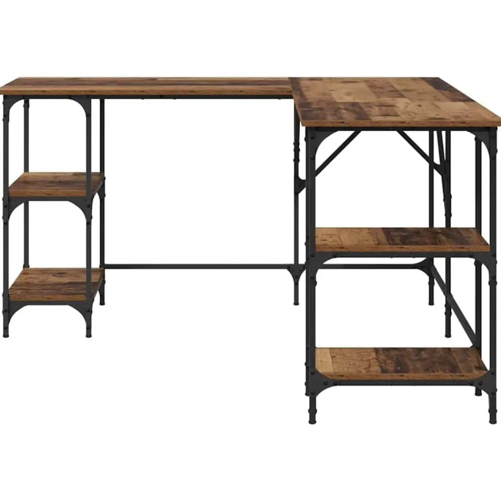 vidaXL Mobiliario De Oficina|Mesas-Escritorio 139 x 139 x 75 cm Madera contrachapada